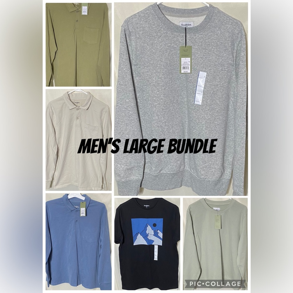 All New Men’s Size Large Shirt Bundle